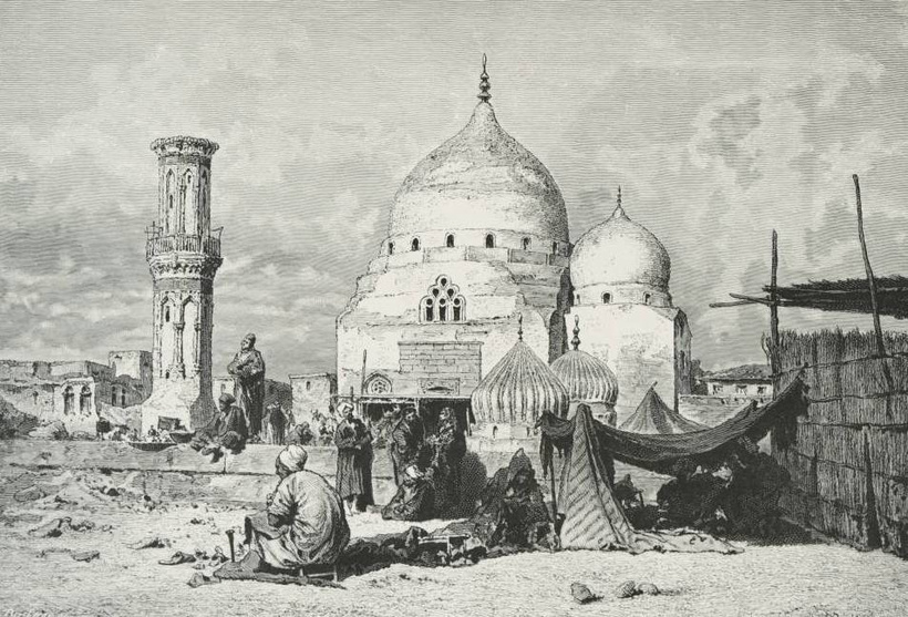 Ibrahim ad-Disuqi Moschee im Jahr 1878