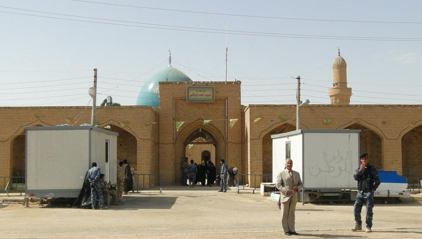 Die Moschee und das Mausoleum von Ahmed ar-Rifai, 52 km östlich der Stadt ar-Rifai im Irak